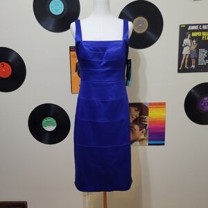 Signature By Sangria | Indigo Purple Cocktail Dress